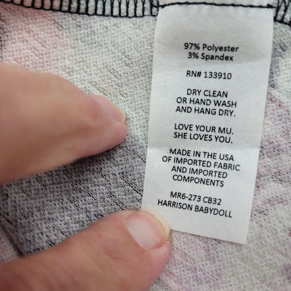 Show Me Your Mumu Harrison Babydoll Dress Women's Size Small Black Floral Print - Picture 9 of 9